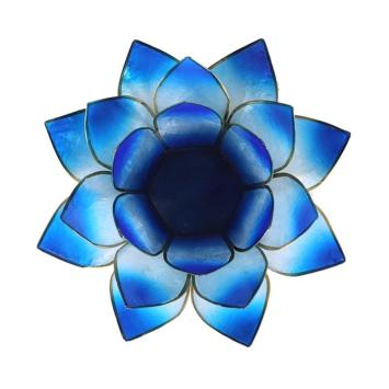 Lotus sfeerlicht blauw. art nr 12077