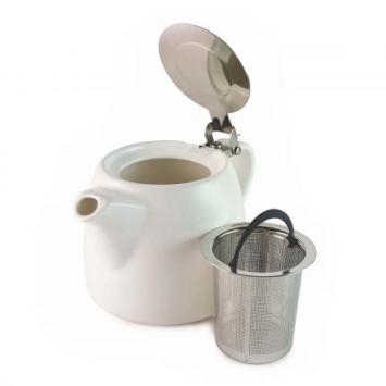 Theepot Kubik wit