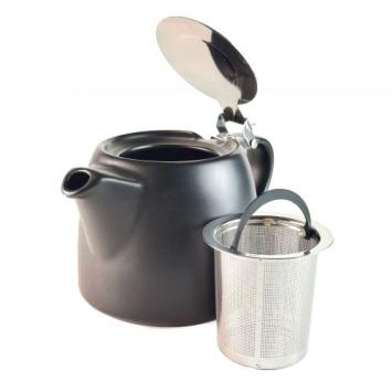 Theepot  Kubik zwart