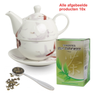 Relatiepakket Tea-for-One Kraanvogels Code 150
